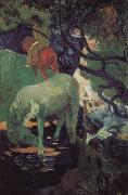 Paul Gauguin Whitehorse oil on canvas